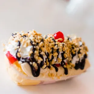 Banana Splits are always a good idea for the taste buds!