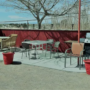 Back Porch with BBQ grill