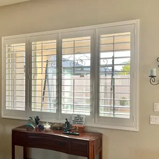 Family Room Window with O'Hair Shutters from Desert Wind