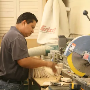 Gaston has been employed at Desert Wind Shutters for 13 years