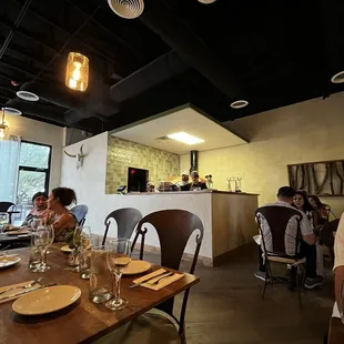 Inside - wood fired pizza oven