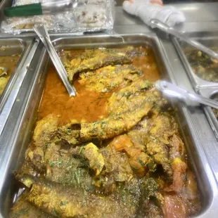 a variety of food items