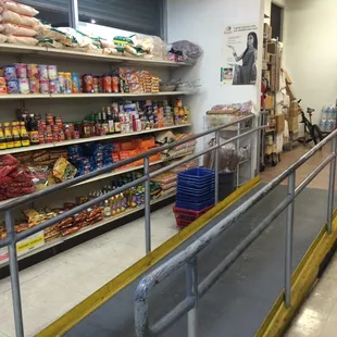 Groceries &amp; wheelchair access to the fish section