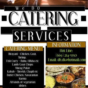We do Catering