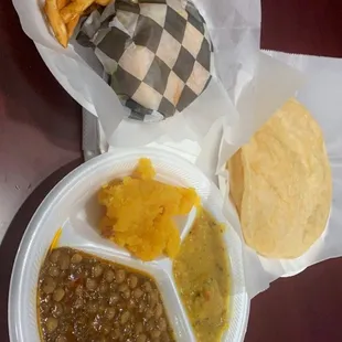 Halwa Puri, Shami Bun Kabab Combo