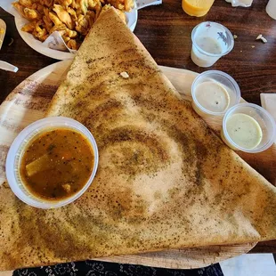 Gongura Masala dosa