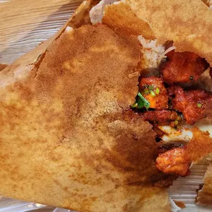 Chicken 65 Dosa