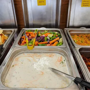 Indian Buffet Salad, Raita