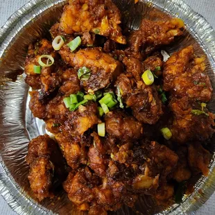 Gobhi Manchurian. Tasty.