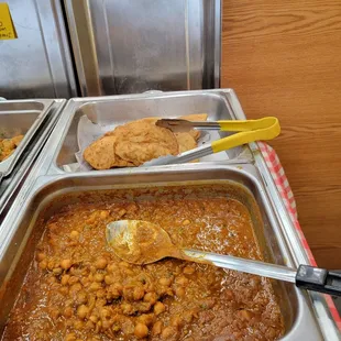 Indian Buffet Chole Bhature