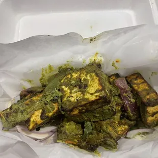 Paneer Haryali Kebab