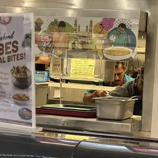 Poor sanitation standards - no gloves or hair cap.