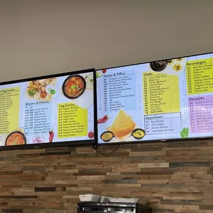 1/3 of the menu