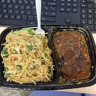 Veg Manchurian Noodles