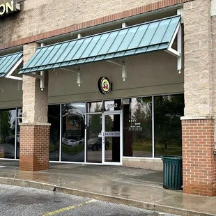 Restaurant Exterior Closeup with Visible Signage