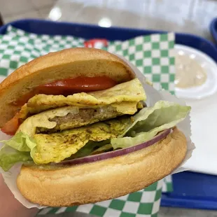 Beef Shami Kabab Burger