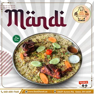 Authentic Arabic Mandi 

#desichowksolon #solon #foodies #cleveland