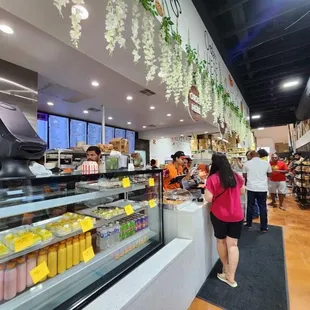 customers in a deli shop