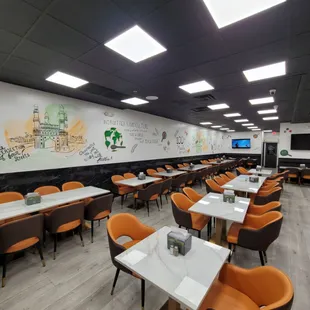 interior, sushi and sashimi