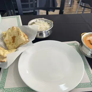 Butter Chicken Masala Naan