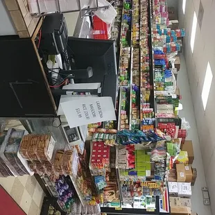 The grocery side of it! Found some really different teas and drinks there