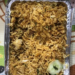 Goat biryani