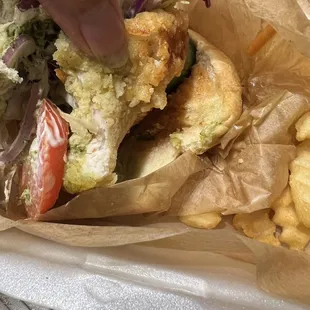 Al Safa patti chicken burger!