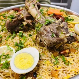 a plate of food