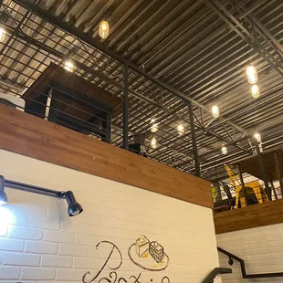 the interior of the restaurant