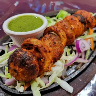 Mushroom tikka