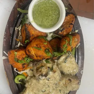Tandoori chaap Malai soya chaap