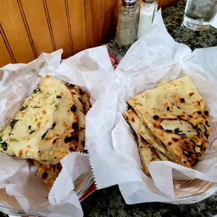 Dec 2021: Garlic Naan &amp; Kashmiri Naan @ $3.49 each. (The latter was just fair.)