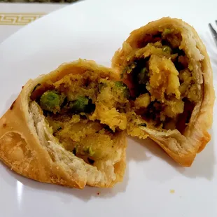 Dec 2021: One of three Vegetable Samosas @ $5.99