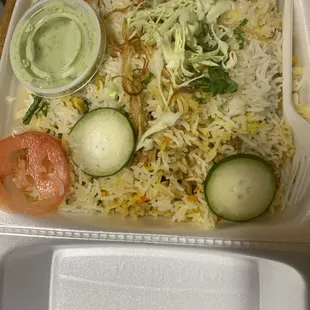 Biryani to go box