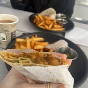 Vegan Chana Kathi Roll