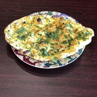 Garlic naan