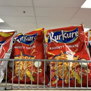 Naughty tomato chips