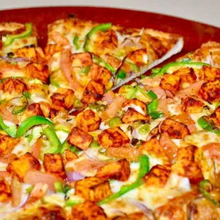 Chili paneer Pizza