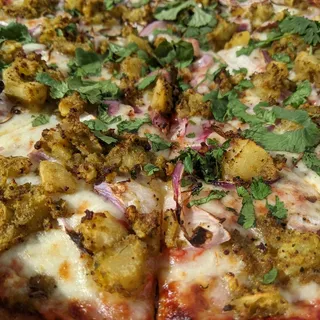 Aloo Chaat Pizza