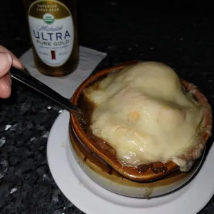 Bethany&apos;s delicious French Onion soup September 2022 $8