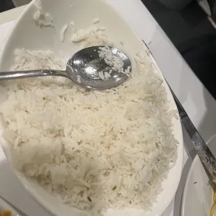 Basmati rice. So fluffy