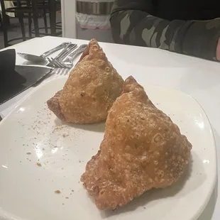 Veggie samosas