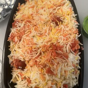 Chicken 65 Biryani (boneless)