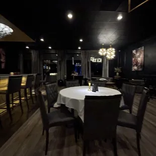 the dining room
