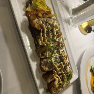 a plate of food