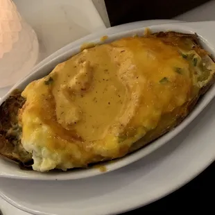 Twice-Baked Crawfish Baked Potato