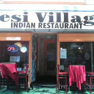exterior shot of desi village