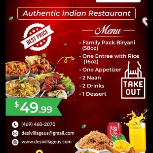 chicken wings and fried chicken, menu