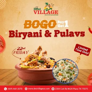 biryan and pulas