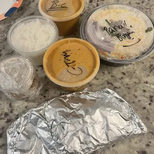 The food I received.